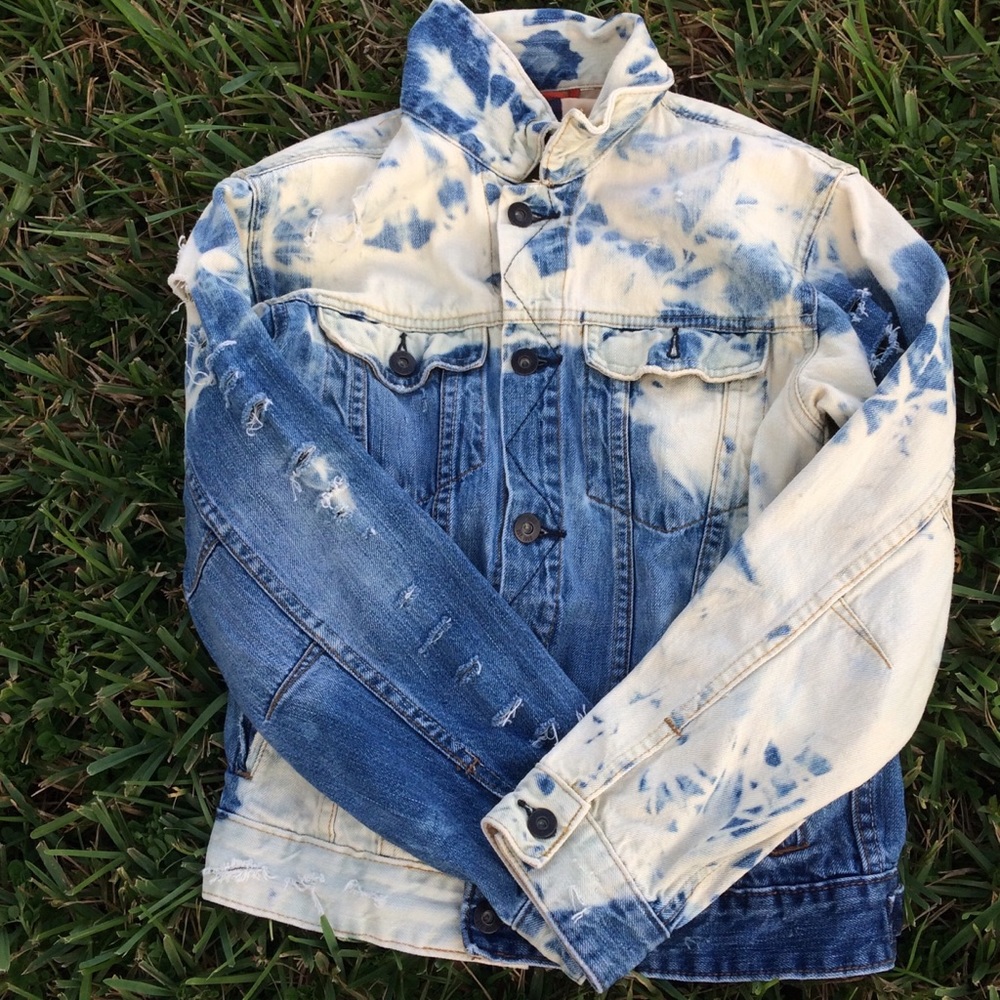 GAP Kids Tie-Dye Jean Jacket